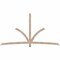 Ekena Millwork Davenport Smooth Timber Gable Bracket, Douglas Fir, 108"W x 58"H x 3 1/2"D x 3 1/2"F, 13/12 Pitch GBW108X58X0404DAV00SDF - alternate 1